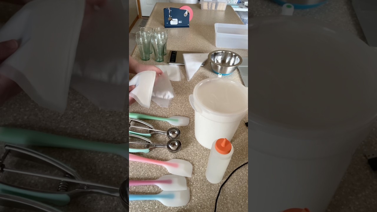 A peek at cookie decorating class prep #cookieclass #cookiedecorating #bts