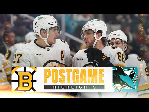 CONDENSED GAME: Boston Bruins vs. San Jose Sharks - 11/23/2025