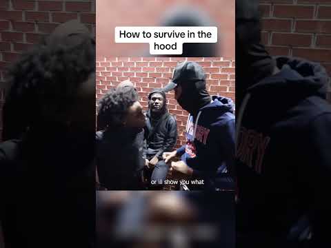 How to survive in the hood 😂😂