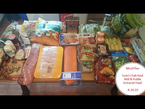 MEAL PLAN & GROCERY HAUL 8.10.19 | SAM'S CLUB HAUL |...