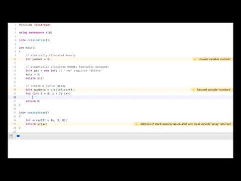 C++ Tutorial: Dynamic Memory Allocation