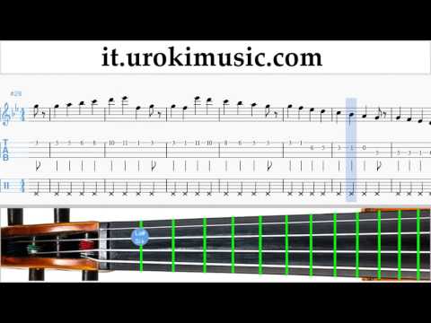 Lezioni di Violino Mission Impossible - Theme Tutorial Spartito Parte#1 um-i276
