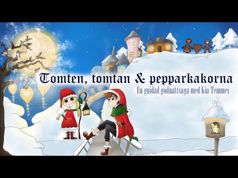 Tomten, tomtan och pepparkakorna, en guidad godnattsaga