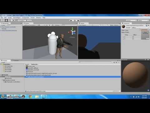 Unity (4) 3D: HOW TO MAKE AND ADD ARMS IN UNITY (Using Blender 2.69 and MakeHuman version 1.0.0)