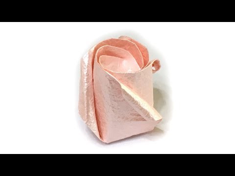 Standard Origami Rose Tutorial (Kawasaki Rose)