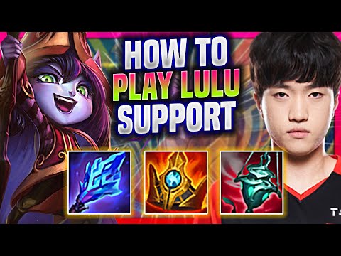 LEARN HOW TO PLAY LULU SUPPORT LIKE A PRO! - T1 Keria Plays Lulu Support vs Karma! | Season 2022