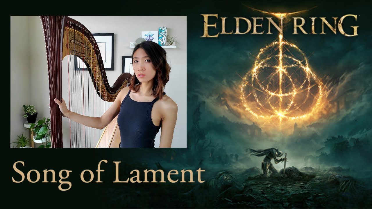 Elden Ring - Song of Lament // harp cover - YouTube