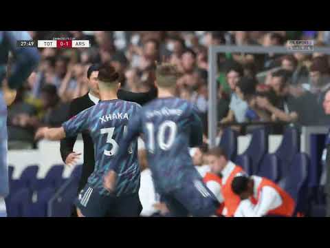 FIFA 22 Realistic sliders: Spurs vs Arsenal 4K S1 EP 39 PS5