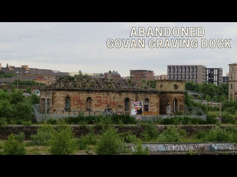 Exploring the abandoned Govan Graving Dock, Scotland