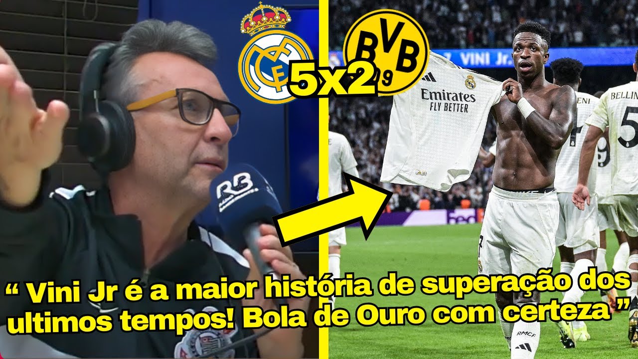 VEJA O DESABAFO DO NETO SOBRE HAT TRICK DE VINI JR NA CHAMPIONS LEAGUE HOJE! ELE MERECE TUDO QUE TEM