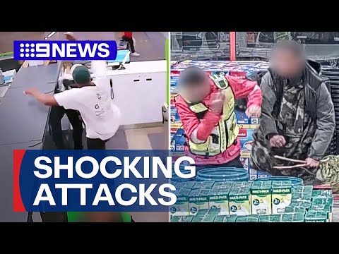 More than 100 charged after attacks on retail workers | 9 News Australia