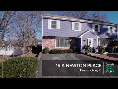 16 - A Newton Place, Framington, MA 01702