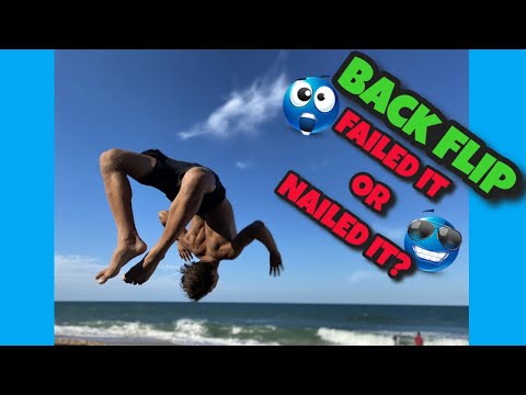 SHOCKING! How to LEARN a Standing BACK FLIP in 1 DAY!!