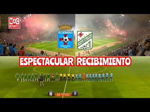 Espectacular recibimiento a Blooming y Oriente Petrolero en el Clásico Cruceño | Mac Deportes