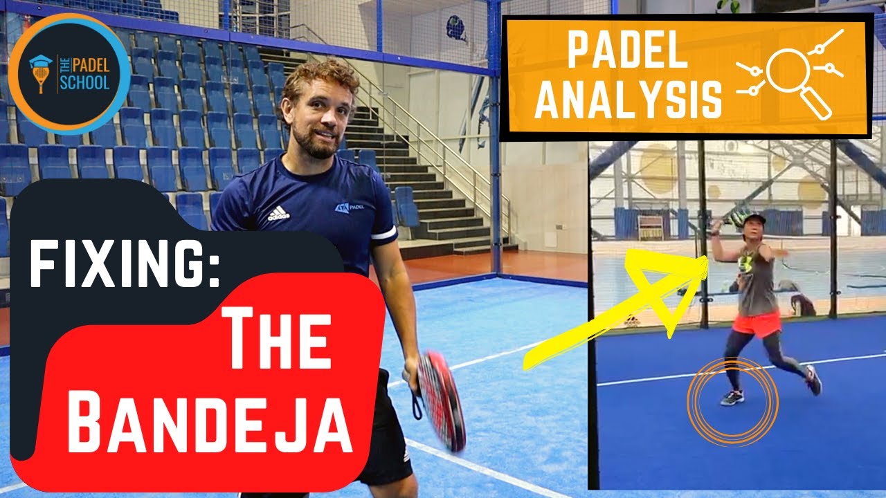 Bandeja technique: arm height and footwork
