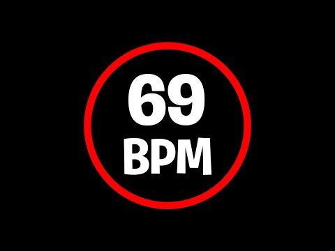 69 BPM - 4/4 - METRONOME - DRUMS CLICK TRACK