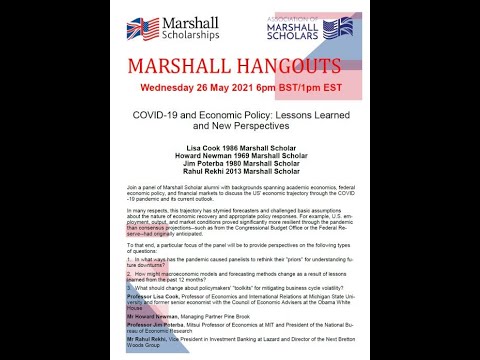 Marshall Hangout- COVID 19 and Economic Policy 26 May 2021