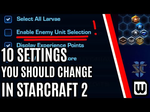 10 Settings new players miss in Starcraft 2 (Tips & Tricks)