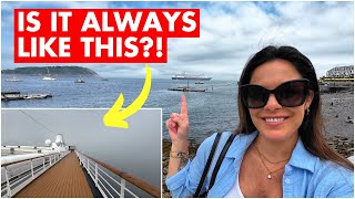 I couldn't see ANYTHING in Bar Harbor, Maine! | HAL Volendam!
