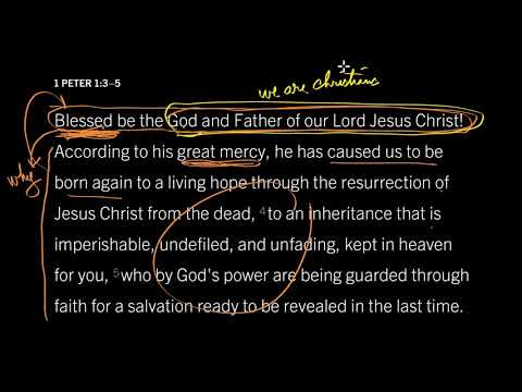 Born Again to a Living Hope: 1 Peter 1:3–5, Part 1