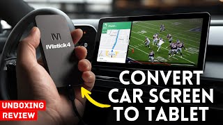 No More Boring Car Rides: Convert Car Screen into Tablet - Mstick4 Car USB Adapter | UNBOXING REVIEW
