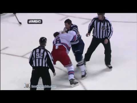Sean Avery vs Jordin Tootoo Nov 27, 2010