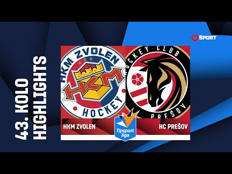 43. kolo: HKM Zvolen – HC Prešov 5:1 (2:0, 3:0, 0:1)