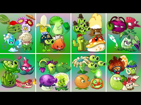 PvZ 2 Team 04 Plant - Tournament Team Missile Toe+Caulipowent Vs 07 Team plants Max Level
