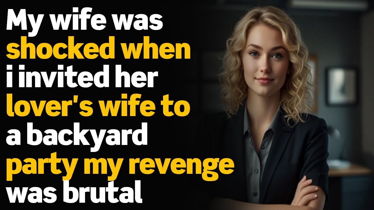 My Wife Was Shocked When I Invited Her Lover's Wife to a Backyard Party. Cheating Wife