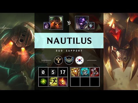 Nautilus Support vs Alistar - KR Challenger Patch 25.13
