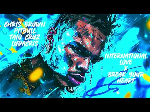 Pitbull, Chris Brown - International Love X Taio Cruz, Ludacris - Break Your Heart (MΛVO mashup)