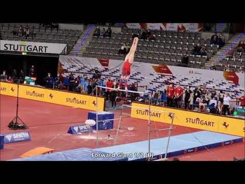 Sanna Veerman (NED) Bars D-Score 2022 Stuttgart DTB Pokal (2022-24 Code)