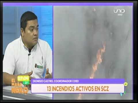 10102025   DIONISIO CASTRO   13 INCENDIOS ACTIVOS EN SANTA CRUZ   UNO