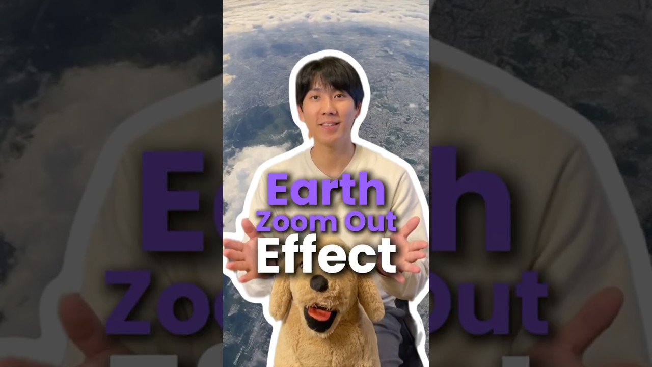 Earth Zoom Out AI Effect! Easy Phone Editing Tutorial! #aiediting #creativeedits