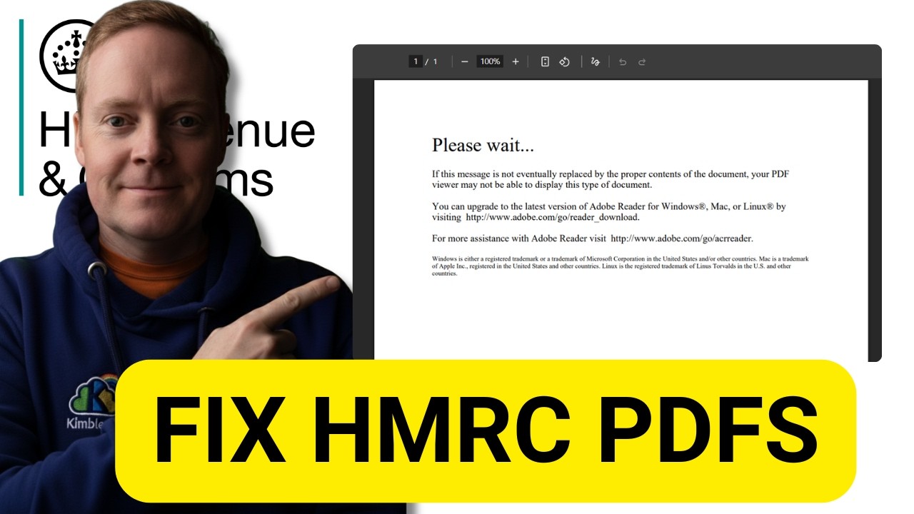 Fix the HMRC PDF 