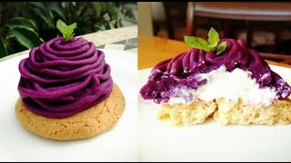 How To Make Purple Sweet Potato Mont Blanc