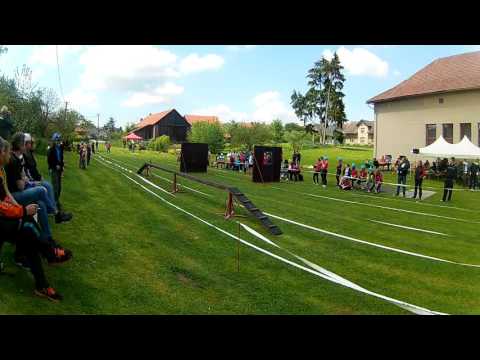 Okrskové kolo Slatiny 2016 - štafeta - SDH Slatiny muži - 2. pokus