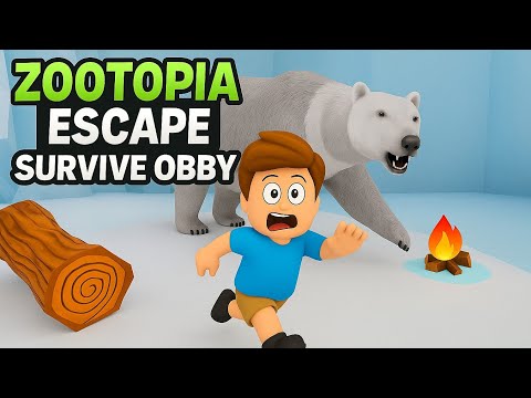 Escaping the Deadly Zoo! 😱 | Zootopia Escape: Survive Obby – Insane Levels! 🦖🏃‍♂️