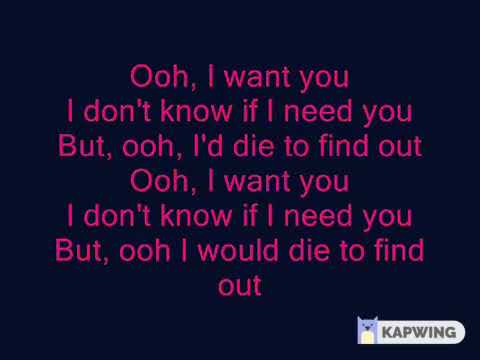 I Want You (Savage Garden) Karaoke With Lyrics