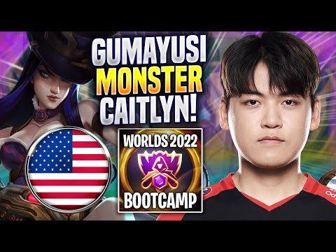 GUMAYUSI IS A MONSTER WITH CAITLYN! - T1 Gumayusi Plays Caitlyn ADC vs Ezreal! | Bootcamp 2022