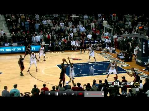 Chris bosh 3pointer for overtime