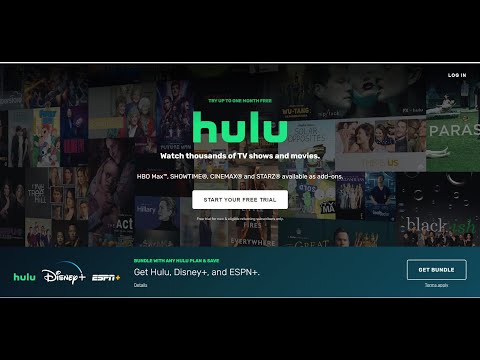 Build a HULU Video Streaming Website Landing Page UI Clone Using HTML5 & CSS3