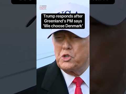 Trump responds to Greenland's PM