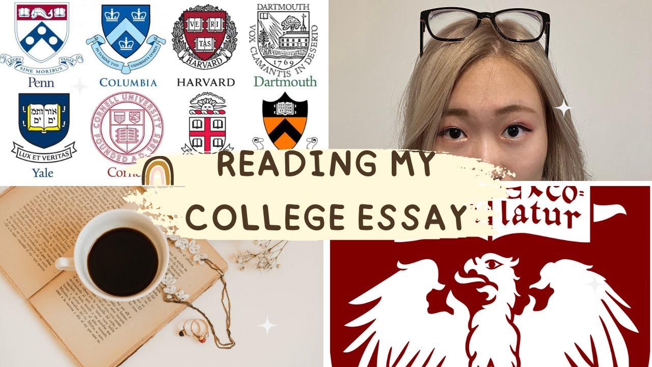 Reading my ACTUAL college essay that got me into the Ivy League! & advice on writing and Common App