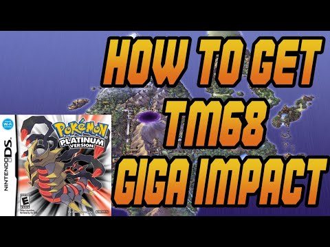 How to Get TM68 Giga Impact in Pokemon Platinum