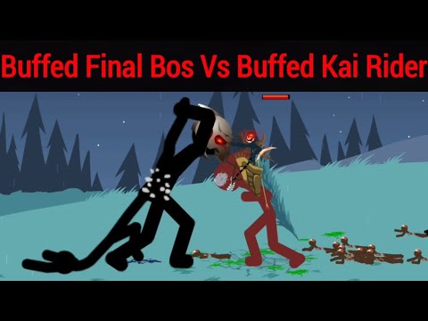 Epic Duel Buffed Finnal Boss Vs Buffed Kai Rider | Stick War Legacy
