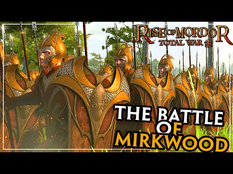 The Elves Fight To break Through The Orc Line And Save their Comrades - Total War Rise Of Mordor