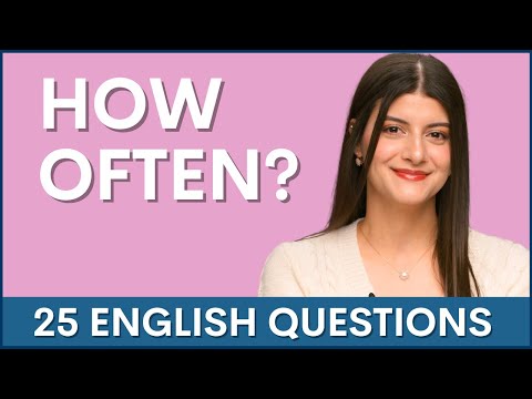 25 英語スピーキングを向上させるレベッカ・ヌールのHOW OFTEN DO YOU Questions (25 HOW OFTEN DO YOU Questions with Rebecca Nour to improve your English Speaking)