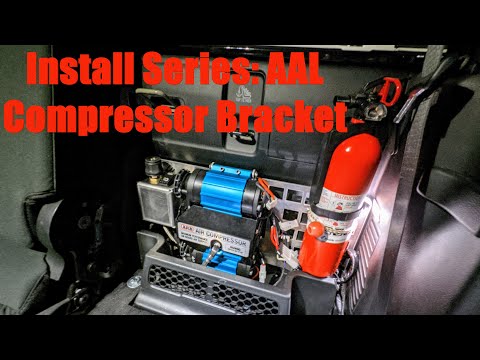 American Adventure Lab Jeep JT Gladiator Rear Seat ARB Compressor Bracket Installation