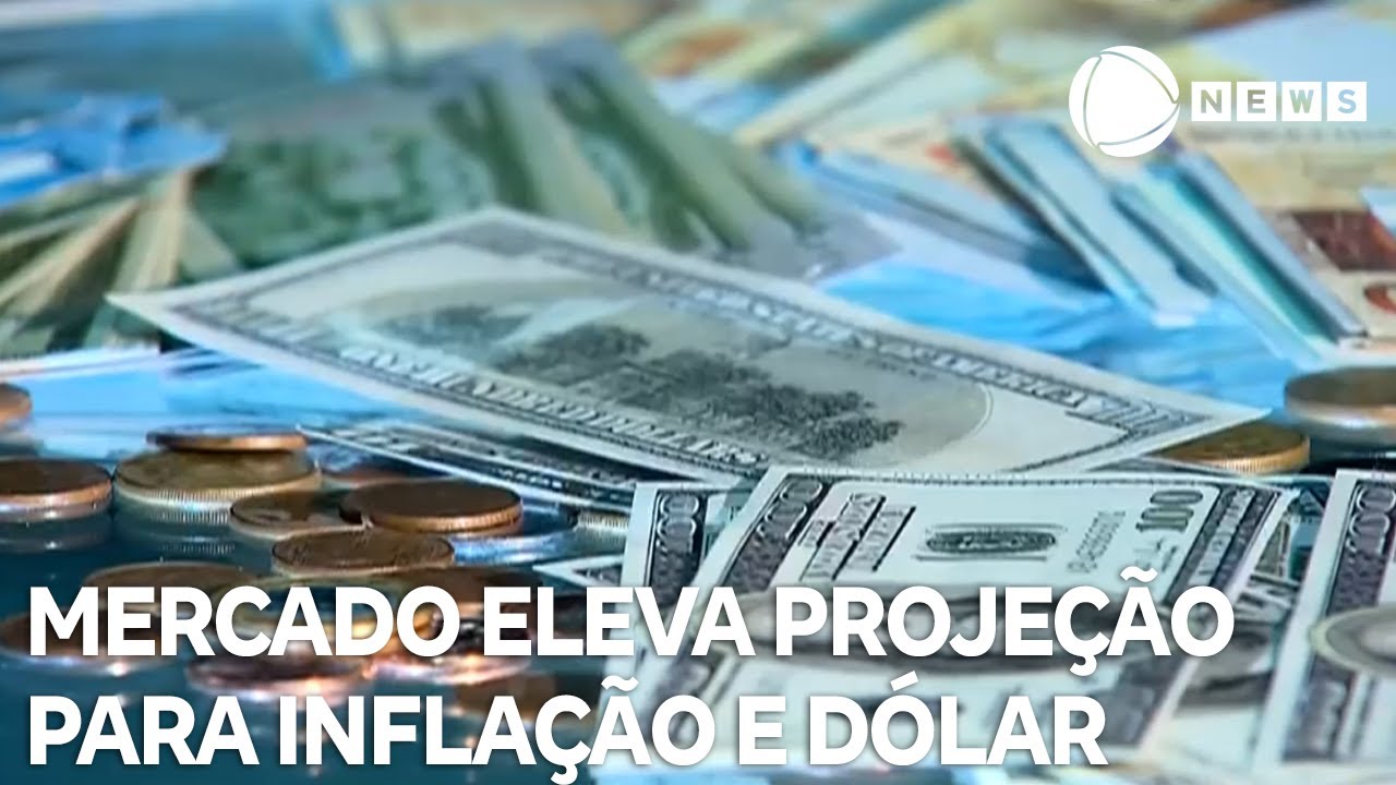 Mercado eleva projeção para inflação e dólar